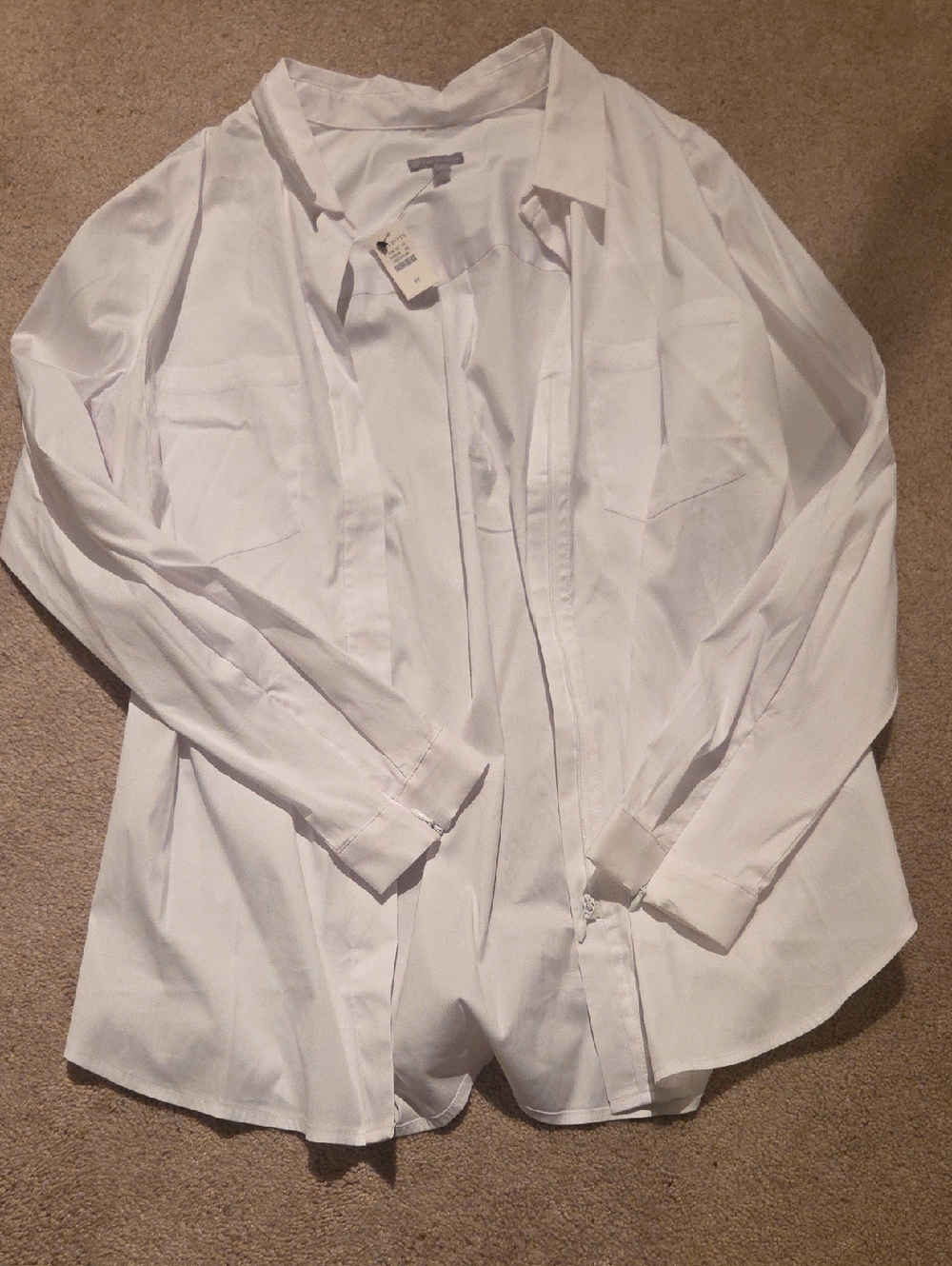 Talbots White Dress Shirt - M NWT